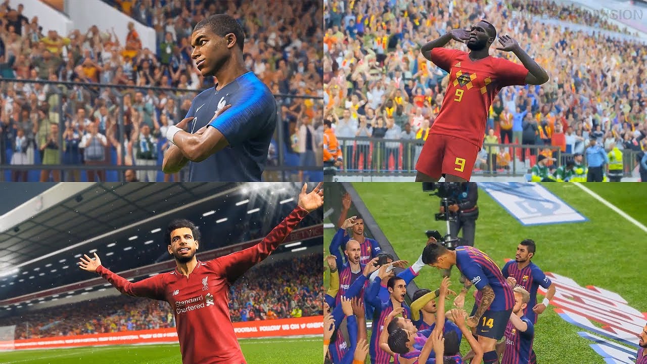 PES 2019 New Realistic Celebrations