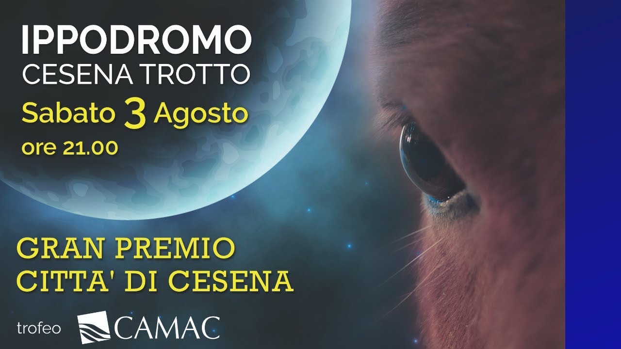 Ippodromo di Cesena I Presentazione Gran Premio Città di Cesena 2019 Trofeo CAMAC