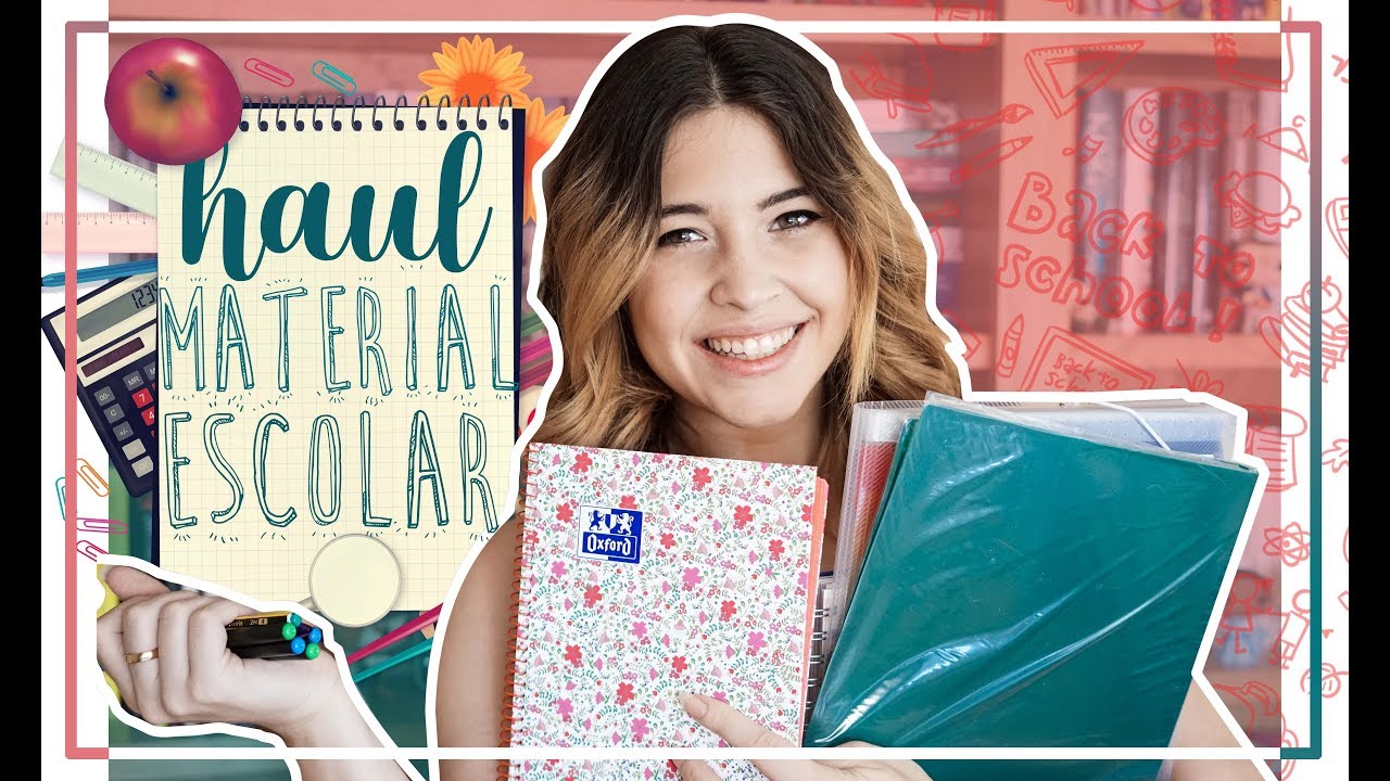 HAUL DE MATERIAL ESCOLAR 2018-2019 VUELTA AL COLE #ad || Bicheando Libros