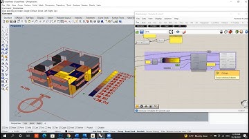 optimization building envelope for Daylight UDI 100 -2000 - Grasshopper, Octopus , ladybug, honeybee