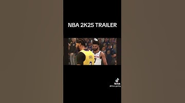 NBA 2K25 TRAILER #nba#trailer#2k25#yallready#like#subscribe