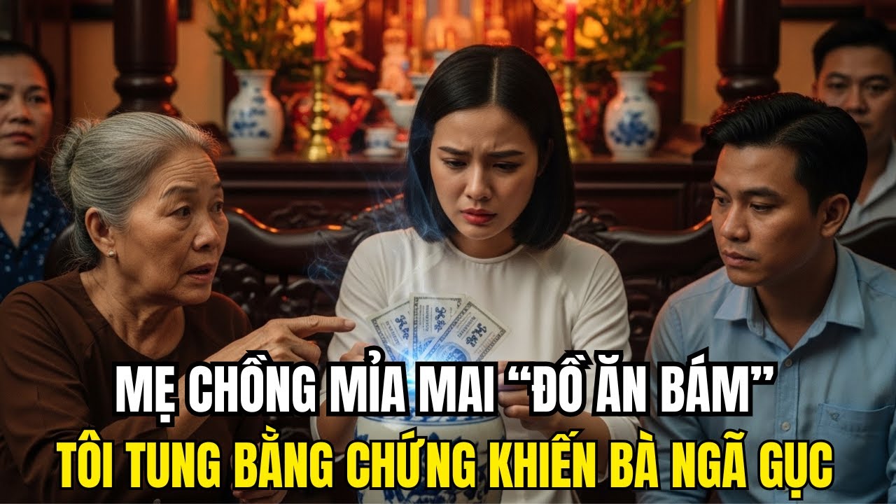 Mẹ chồng mỉa mai ‘ĂN BÁM’ giữa đám giỗ – Tôi tung bằng chứng khiến cả nhà sốc nặng