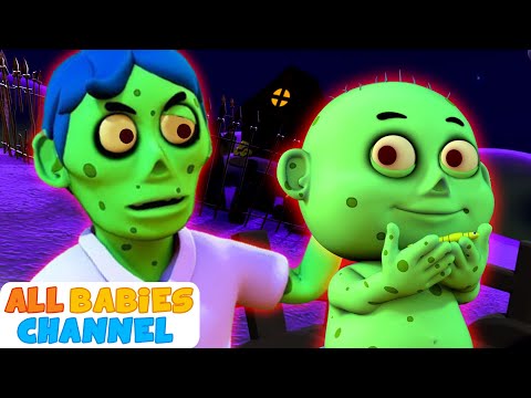 Johny Johny Yes Papa With Zombies | Spooky Scary Songs For Kids | All Babies Channel