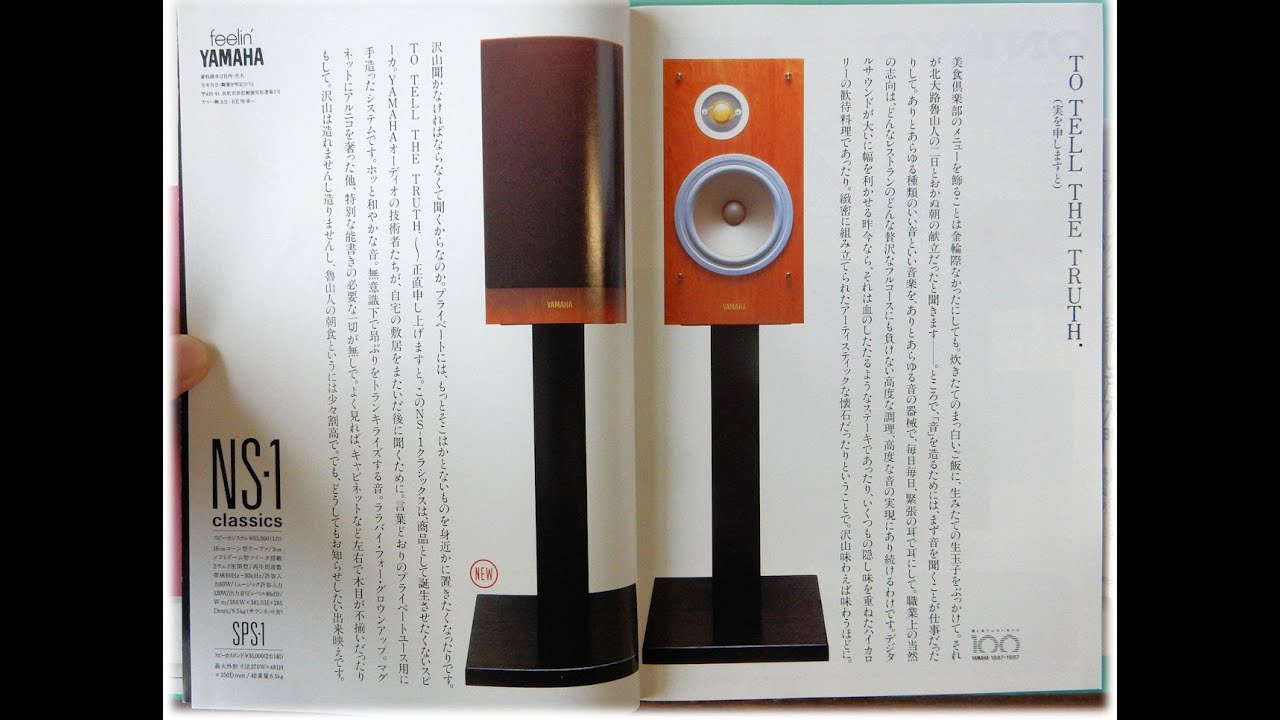 16cm 2wayアルニコ磁石スピーカー 空気録音 YAMAHA NS-1classics A級