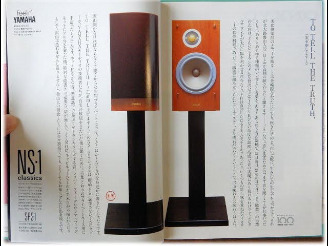 16cm 2wayアルニコ磁石スピーカー 空気録音 YAMAHA NS-1classics A級
