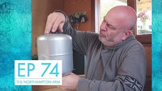 Ep 74 The Northampton Arm | Fit New Accumulator Tank &  Narrowboat Batteries Fail