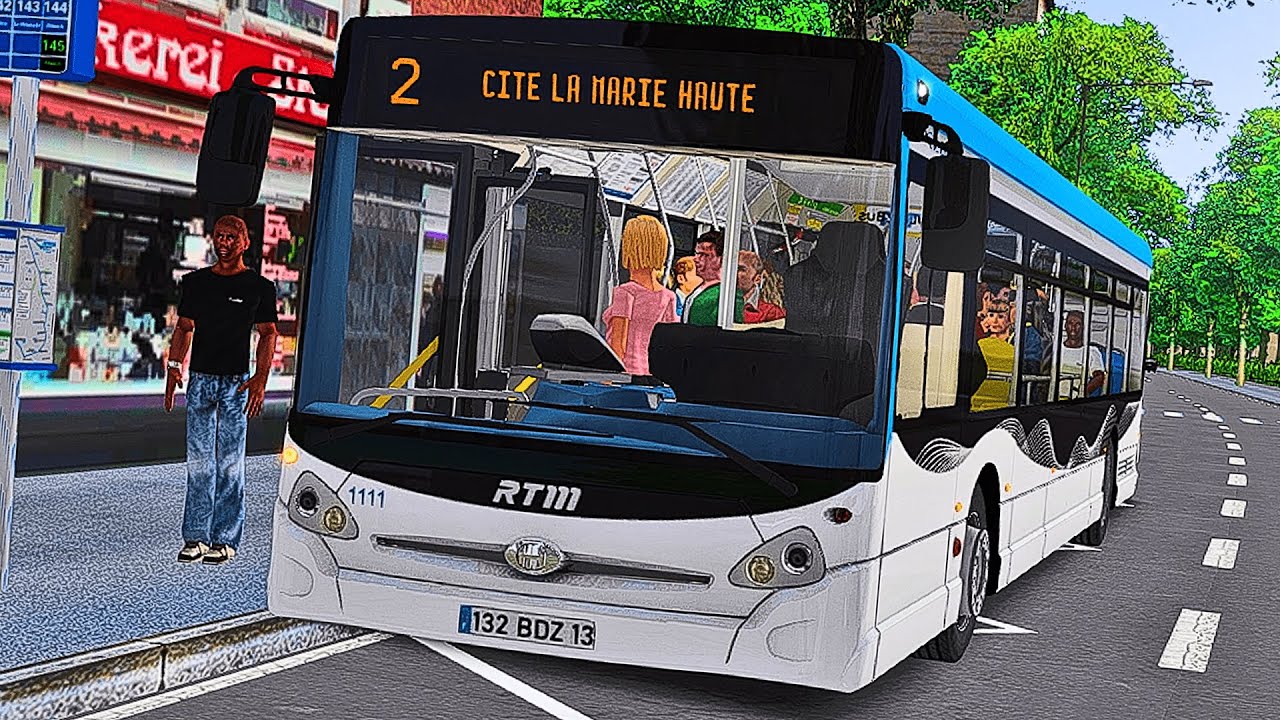 OMSI 2 Marseille 2018 | Ligne 2 Métro La Rose → Cité La Marie Haute | Heuliez GX327.