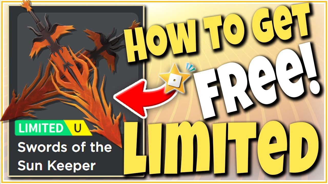 [FREE UGC] HOW TO GET SWORDS OF SUN KEEPER #roblox - YouTube