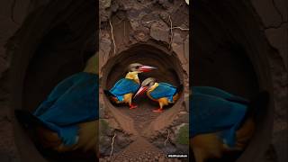 Stork-billed Kingfisher 90 Days Timelapse #kingfisher #shortsbirds #birds #kingfishers #shorts