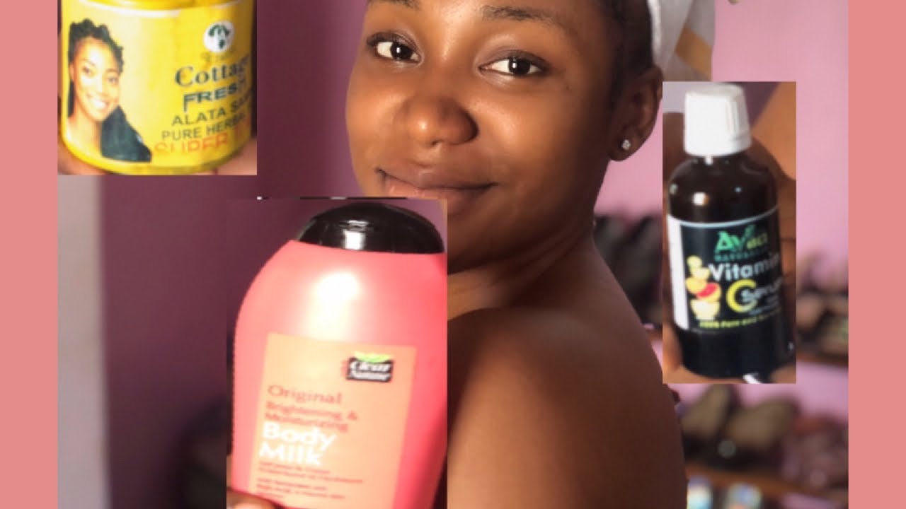 MY EVERYDAY SKINCARE ROUTINE..day/nighttime/for WOC/Clear nature body milk,cottage fresh soap,vit c