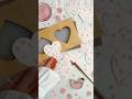 Making paper hearts for someone special 🥰 #shorts
