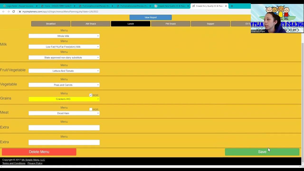 MySimpleMenu Entering Menus YouTube