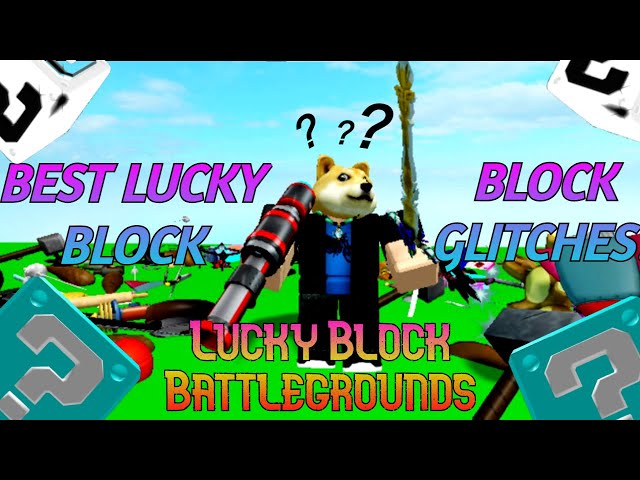 Silky Games on X: ❓ Lucky Block Battlegrounds MYSTERY Update! ❓ - ⬛  Limited Time GLITCH BLOCKS Added! Can you figure out how to get it? Play  Now:   / X