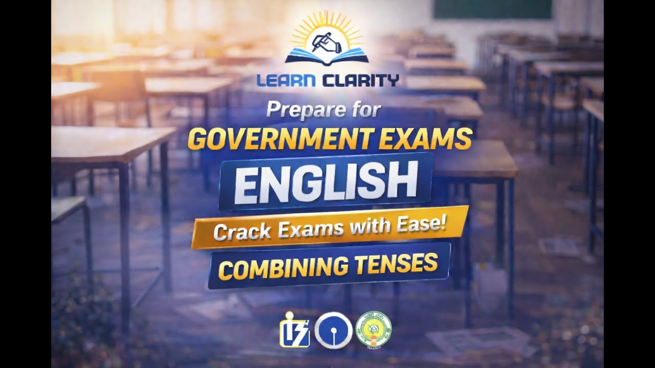 FREE ENGLISH CLASSES🔥 || Combining Tenses🎯 ||  Learn clarity || SSC || BANKS