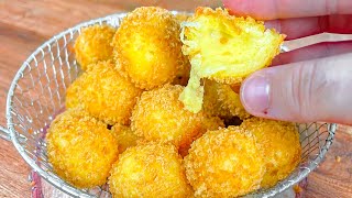 Bolinha de Queijo Super Fácil e Rápida Com Apenas 3 Ingredientes.