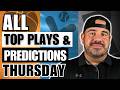 ALL SPORTS THURSDAY PROFIT HUNT | TOP PLAYS &amp; PREDICTIONS