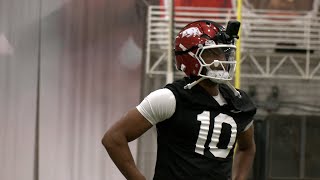 Sights and sounds from day 1 of Arkansas football Fall Camp!
