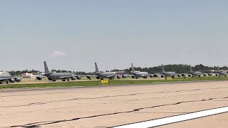 KC-135 Stratotankers Perform Elephant Walk