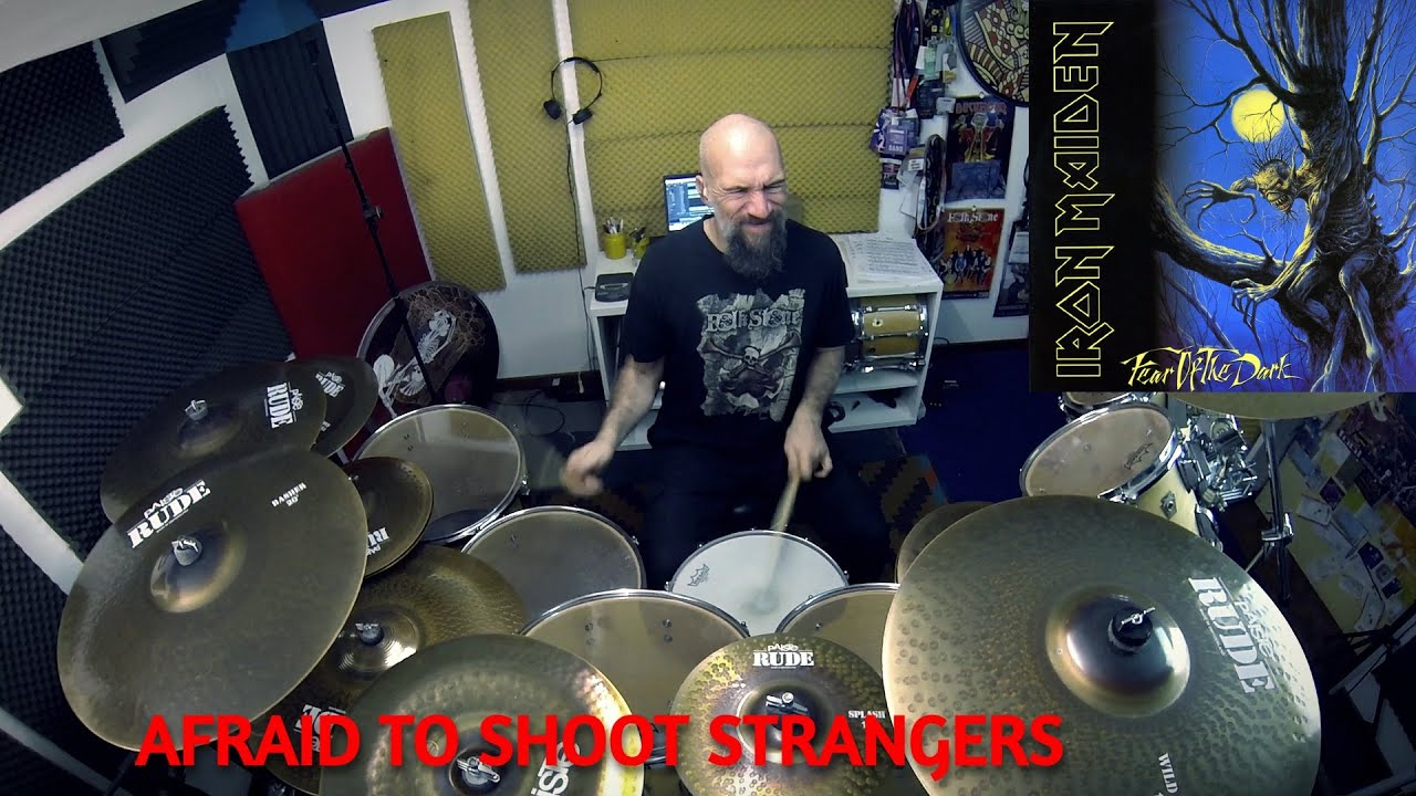 Iron Maiden - Afraid to Shoot Strangers Nicko McBrain DRUM COVER by Edo Sala