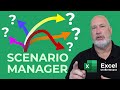 Excel - using the Scenario Manager to track house payments with skyrocketing mortgage rates.