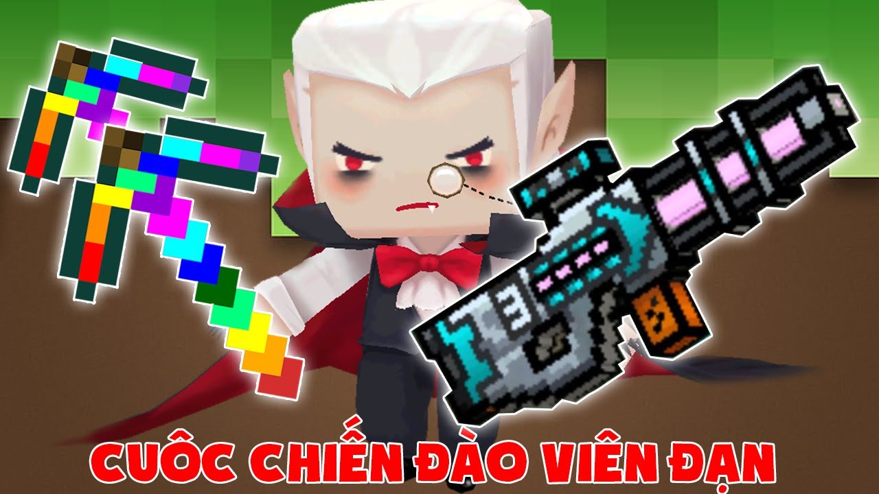 MINI GAME : CUỘC CHIẾN ĐÀO VIÊN ĐẠN ** THỬ THÁCH NOOB CHẾ TẠO ĐỒ VIP TỪ VIÊN ĐẠN ??