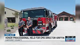 Honor processional held for EMS Director Dale Griffin after his death Honor processional held for EMS Director Dale Griffin after his death