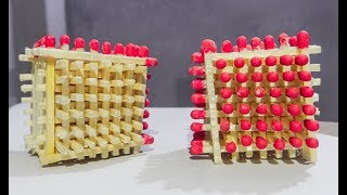 How To Make A Match Cube Without Glue