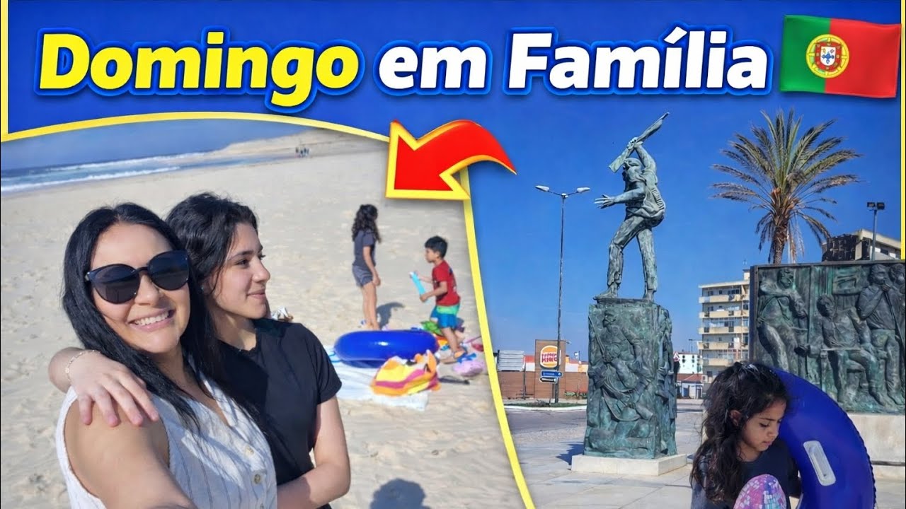 Domingo em Família 🇵🇹🚲 Praia, Bicicleta e Momentos Especiais