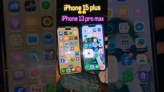 iPhone 13 pro max iphone 15 plus 🫣