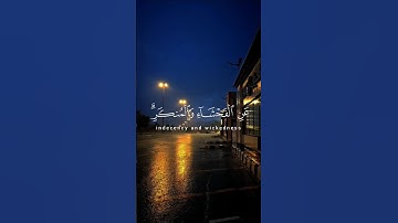 ان الصلاه تنهى عن الفحشاء والمنكر | القرآن الكريم | تلاوة عبدالرحمن مسعد