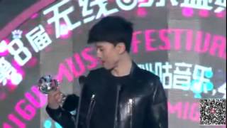 2014咪咕匯盛典 20141213 年度最受歡迎內地男歌手:張杰 Jason Zhang/Zhang Jie