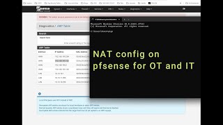 How to setup pfsense firewall NAT for OT and IT