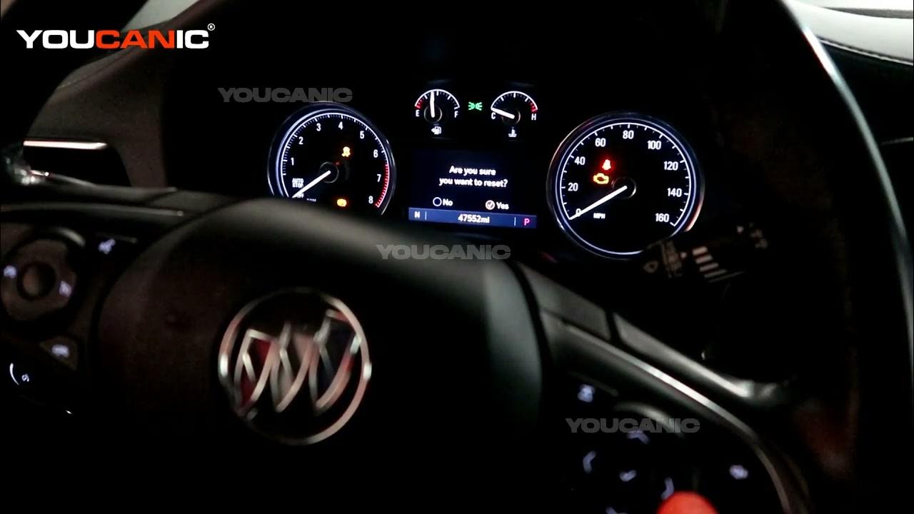 2018+ Buick Enclave - How to Reset Oil Service Reminder via Instrument