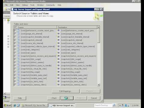 SQL Server 2008 - Import-Export Wizard