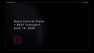 Basis Feature: Control Plane