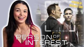 PERSON OF INTEREST 1x1 REACTION | First Time Watching! 🔥