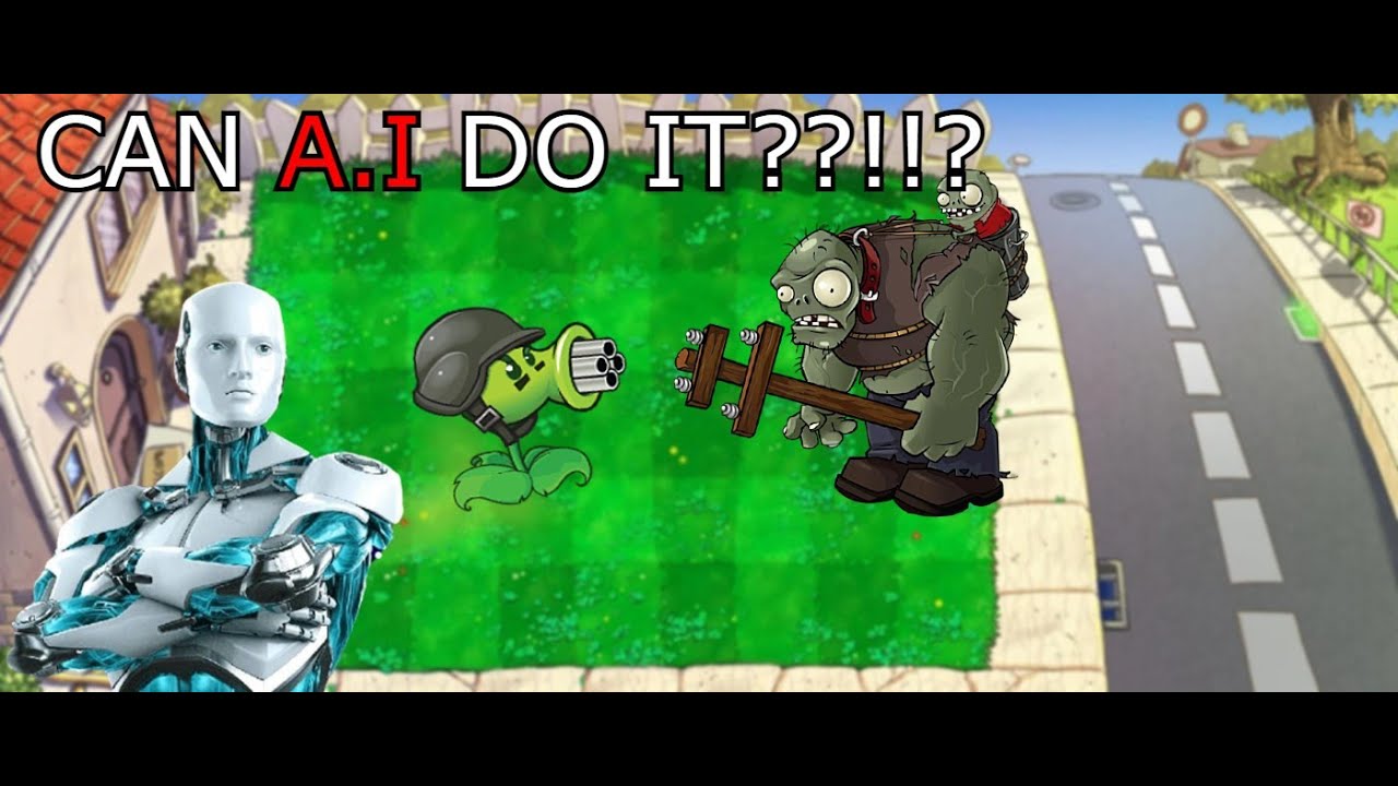 Can you beat Survival Day (hard) using A.I in Plants vs Zombies? - YouTube