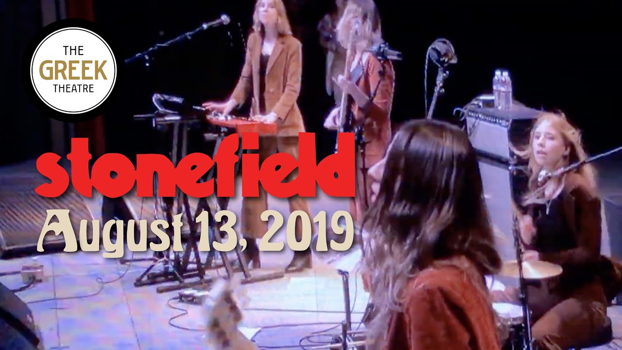 Stonefield "Sleep" Greek Theatre Los Angeles 08132019 YouTube