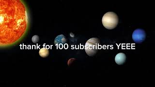 THANK YOU FOR 100 SUBS