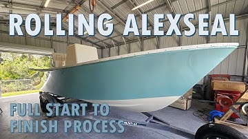 Rolling Alexseal paint with AMAZING results