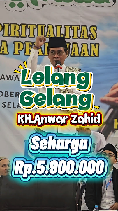 KH. Anwar Zahid Bracelet Auction for Rp. 5,900,000 #religious study #khanwarzahid study #religiou...