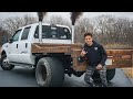 Flatbed Dually Spins 20” Wide DRAG SLICKS!