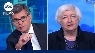 U.S. Treasury Secretary Janet Yellen rejects recession fears, says economy is 'strong' l GMA