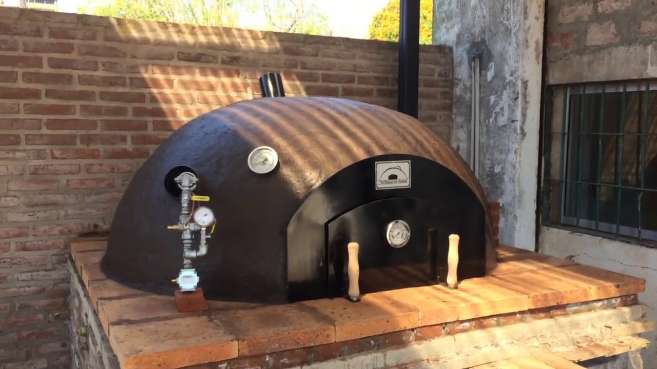 Horno de leña/barro artesanal doble puerta