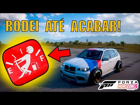 Dirigi no FORZA HORIZON 5 até a Gasolina ACABAR!!!