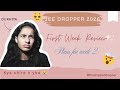 WEEK 1 REVIEW | WEEK 2 PLAN!!! | JEE DROPPER 2026| THE DROPPED DROPPER |#jee2026 #jeedropper