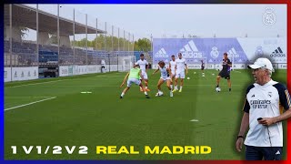 INTENSE 1v1 , 2v2 Real Madrid TRAINING session / AMAZING GOALS