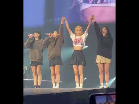 long time no hear ‘Lisa Jennie Rosé Jisoo ‘ Blackpink Emida~ 😭 #blackpink #bornpink