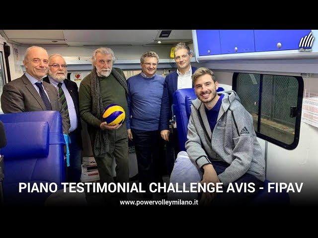 Matteo Piano testimonial challenge Avis - Fipav