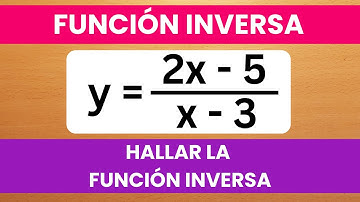 ✅ Función Inversa: Cómo Sacarla Paso a Paso ✍️
